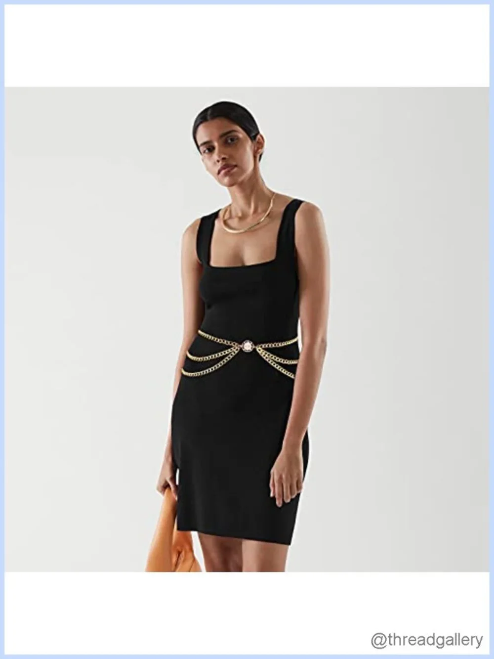 Multilayer Chain Belt Alloy Sunflower Belly Chain Adjustable Waist Women